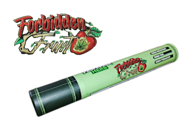 Pre-rolled hemp joint forbidden fruit flavour